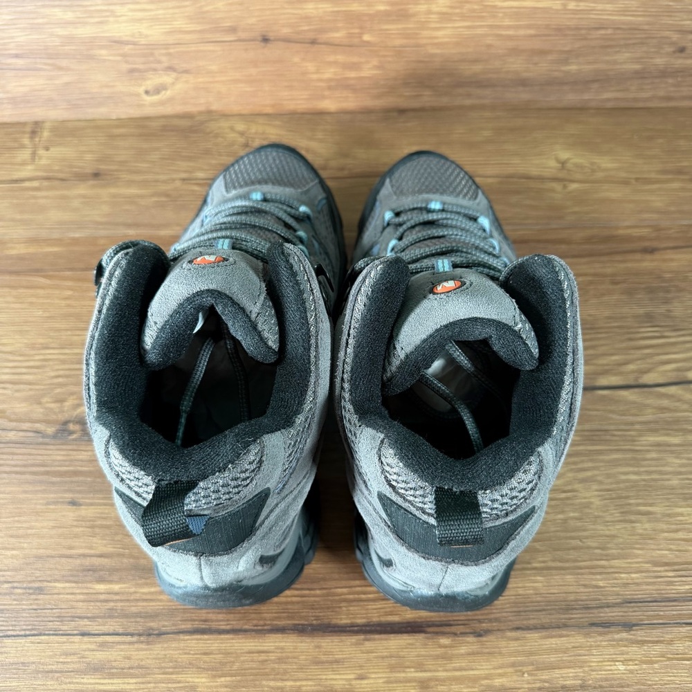 Merrell Moab 2 Mid Hiking Boots Waterproof Women’s Size 9 Lace Up Shoes Vibram - Picture 5 of 12